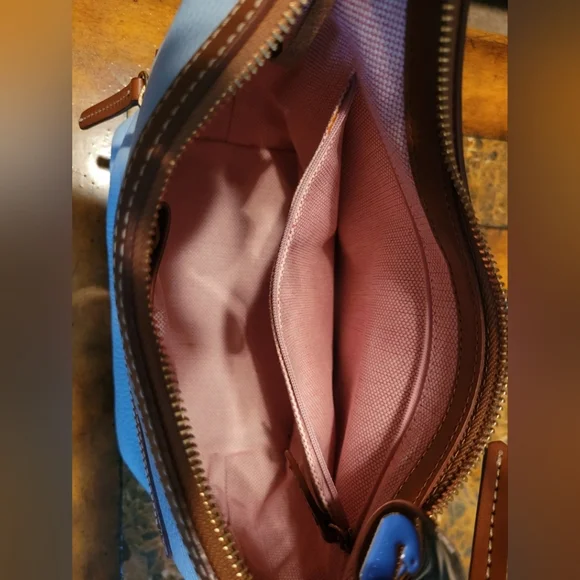 Dooney & Bourke Blue and Brown Women's Bag NWOT - Picture 9 of 15